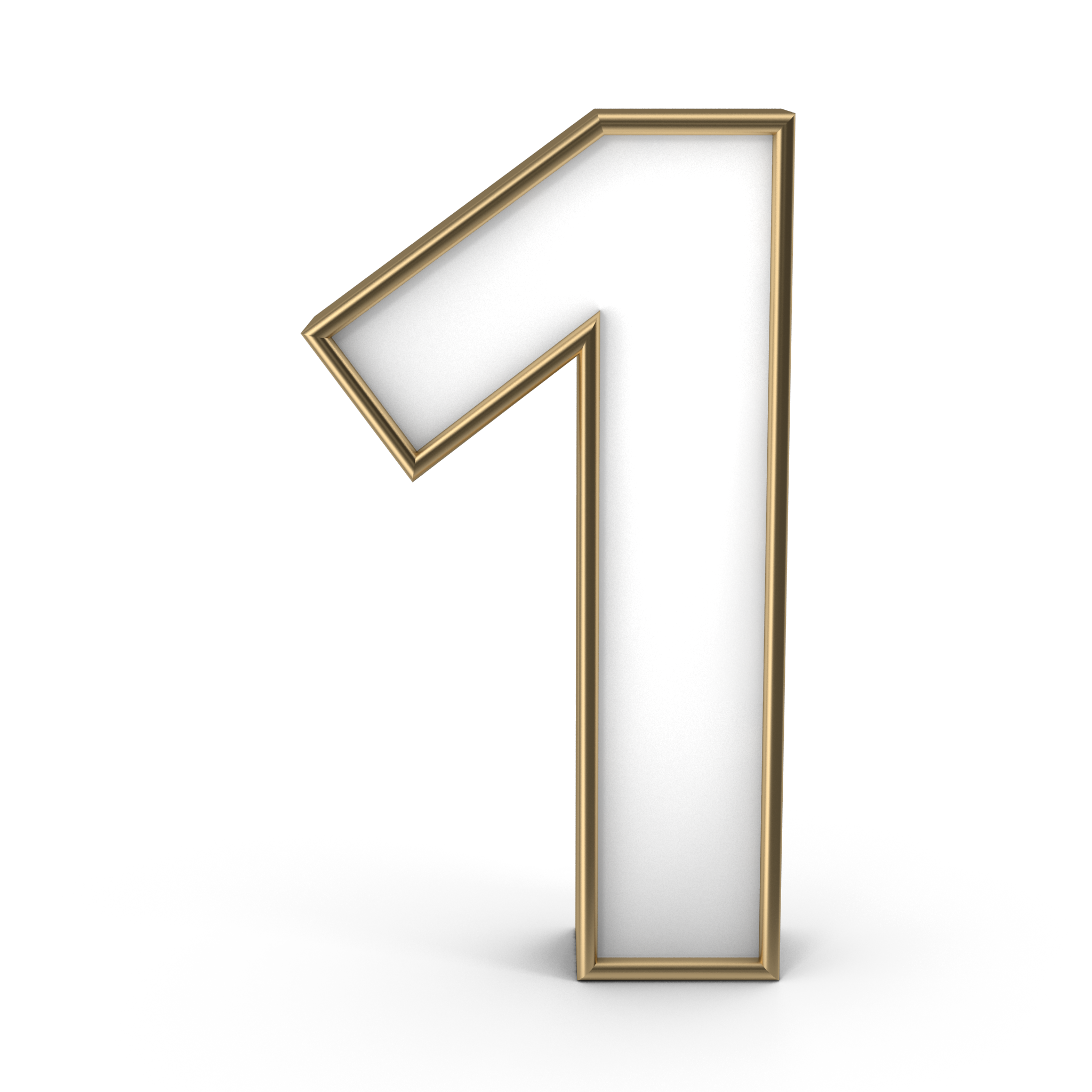 Number 1 - Bill Merrow | AEO + SEO Services Decorative gold picture frame with a white mat, oriented diagonally against a black background.