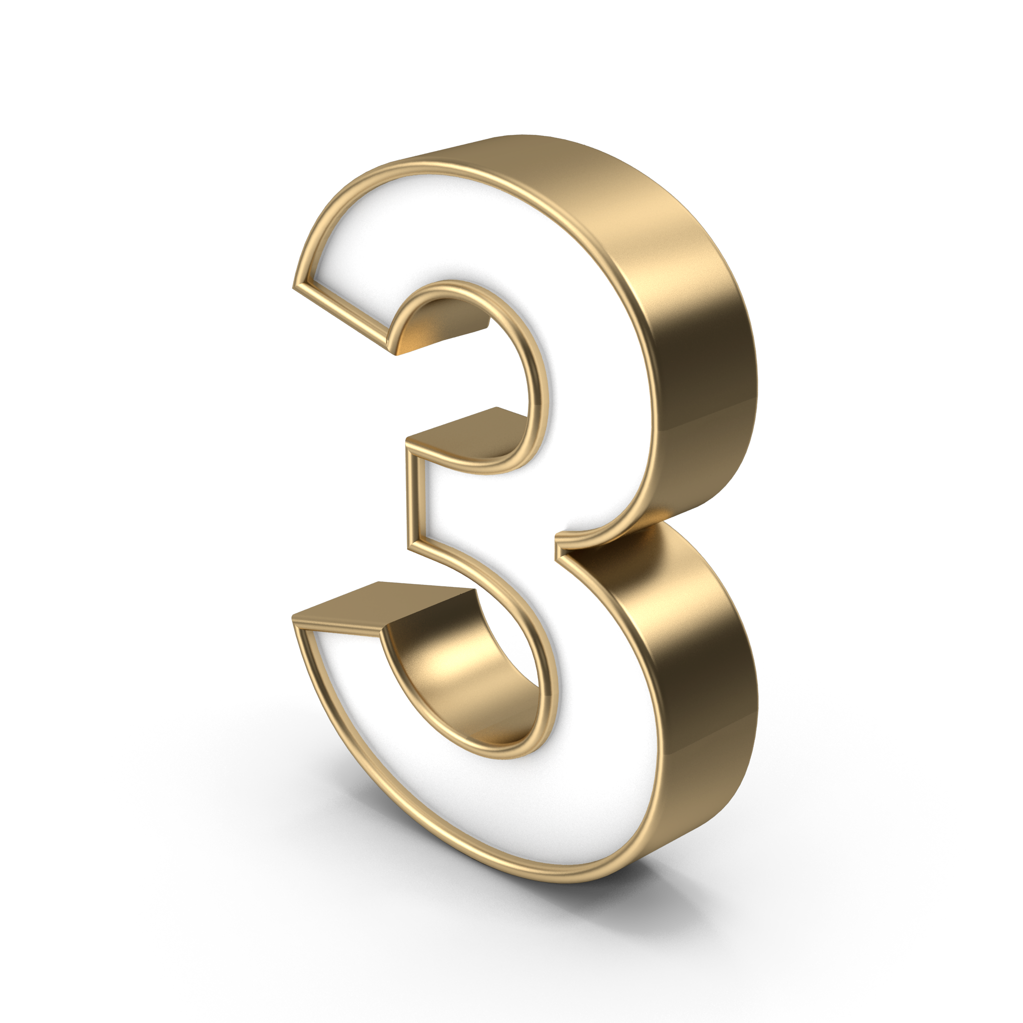 Number 3 - Bill Merrow | AEO + SEO Services Close-up of a glossy gold ring with a white inner surface, shown at an angle.